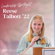 Leadership Spotlight: Reese Talbott '22